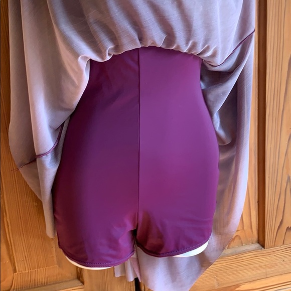 Sparkly Purple Dance Performance Dress - Picture 5 of 14